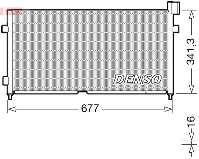 Denso Ac Condenser DCN99056 - image 2