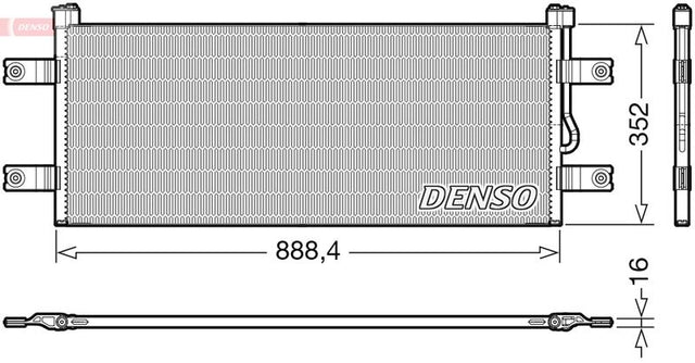 Denso Ac Condenser DCN99068 - image 2