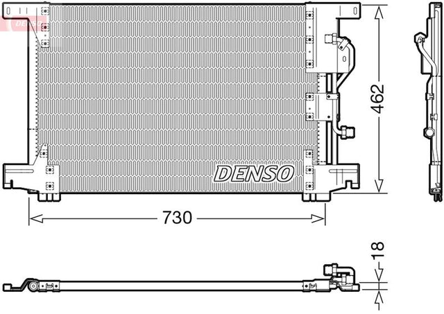 Denso Ac Condenser DCN99073 - image 2