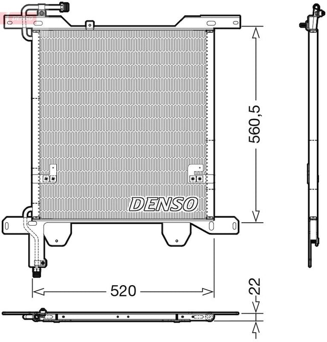 Denso Ac Condenser DCN99074 - image 2