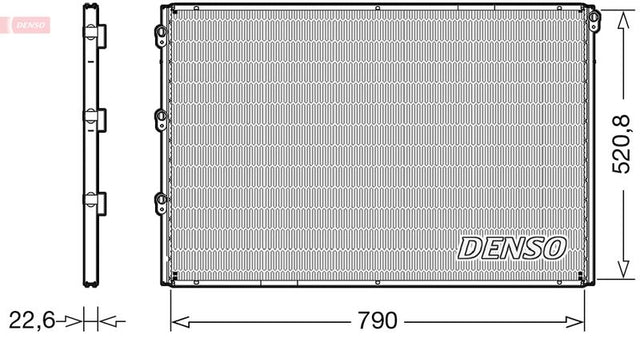 Denso Ac Condenser DCN99078 - image 2