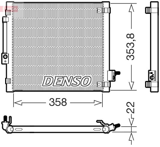Denso Ac Condenser DCN99081 - image 2