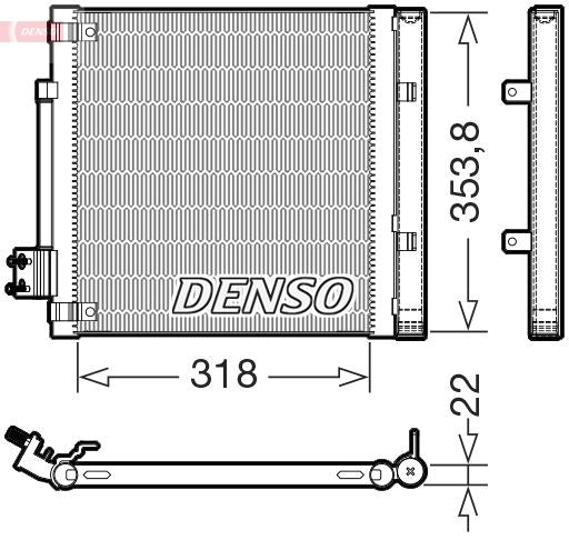 Denso Ac Condenser DCN99082 - image 2