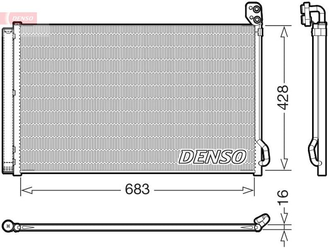 Denso Ac Condenser DCN99083 - image 2