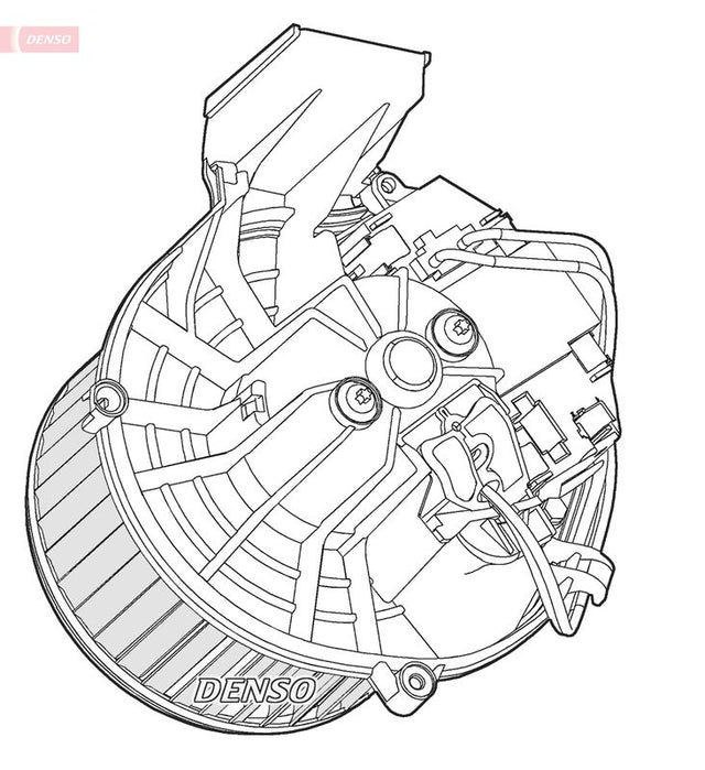 Denso Cabin Blower Fan DEA07003 - image 2