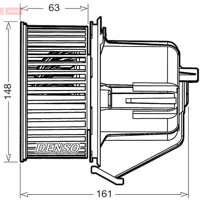 Denso Cabin Blower Fan DEA07027 - image 2