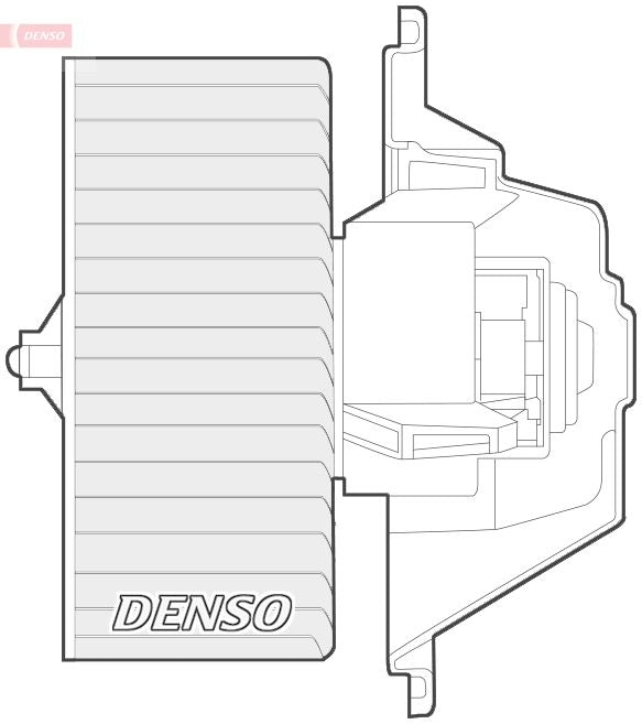 Denso Cabin Blower Fan DEA09004 - image 2