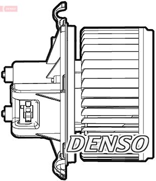 Denso Cabin Blower Fan DEA09073 - image 2