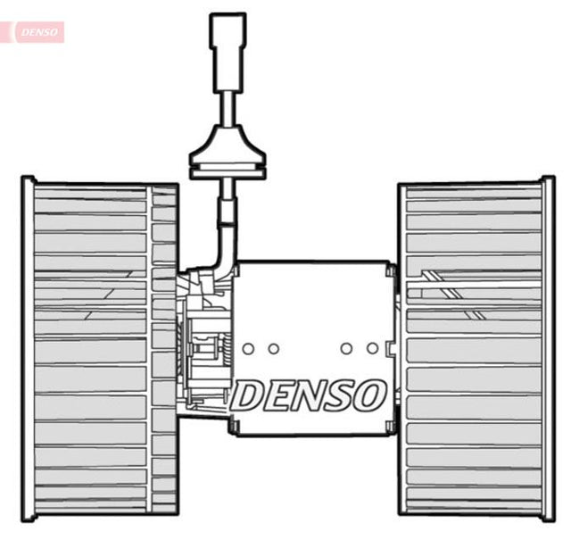 Denso Cabin Blower Fan DEA12002 - image 2