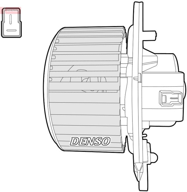 Denso Cabin Blower Fan DEA12004 - image 2