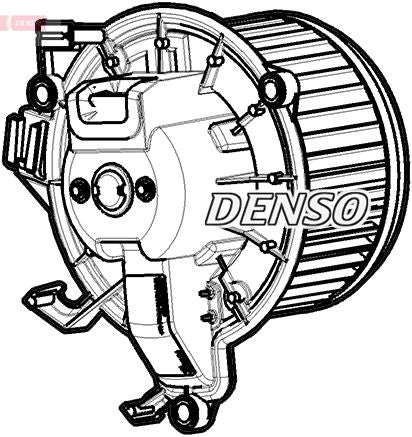 Denso Cabin Blower Fan DEA12006 - image 2