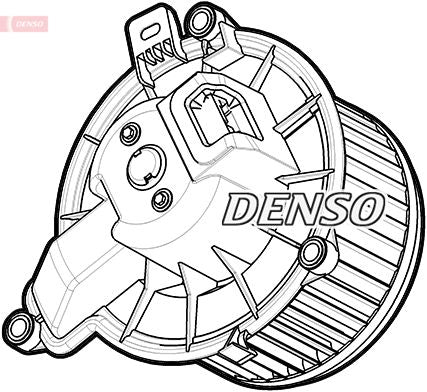 Denso Cabin Blower Fan DEA12007 - image 2