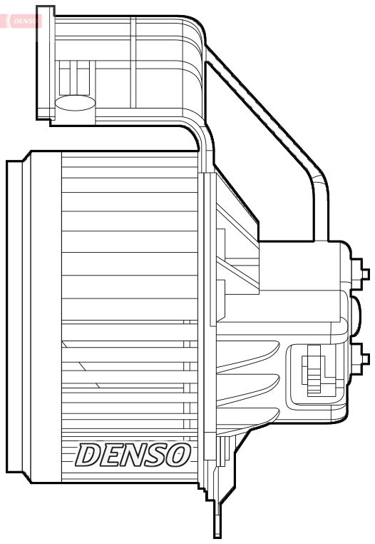 Denso Cabin Blower Fan DEA23020 - image 2