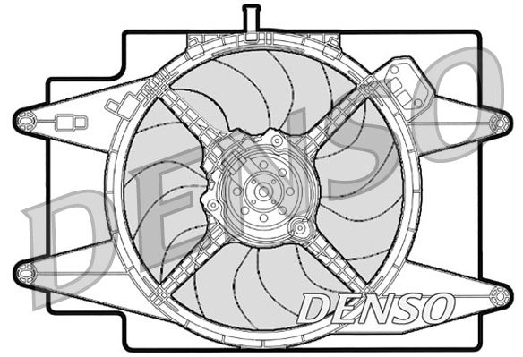 Denso Radiator Cooling Fan DER01001 - image 2
