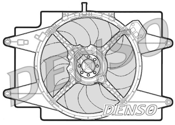 Denso Radiator Cooling Fan DER01002 - image 2