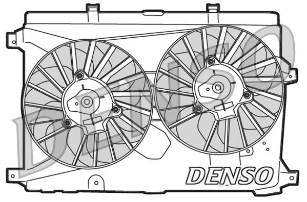 Denso Radiator Cooling Fan DER01015 - image 2