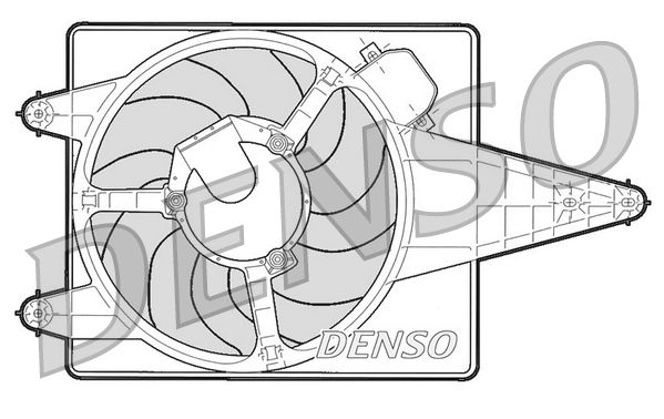 Denso Radiator Cooling Fan DER01204 - image 2