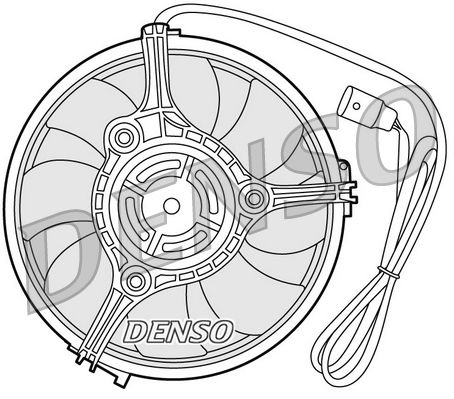 Denso Radiator Cooling Fan DER02001 - image 2