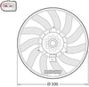 Denso Radiator Cooling Fan DER02008 thumbnail