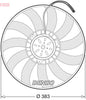 Denso Radiator Cooling Fan DER02009 thumbnail