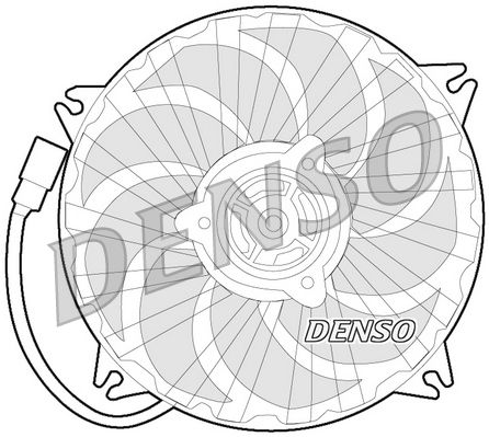 Denso Radiator Cooling Fan DER07007 - image 2