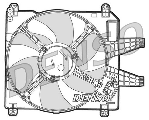 Denso Radiator Cooling Fan DER09004 - image 2