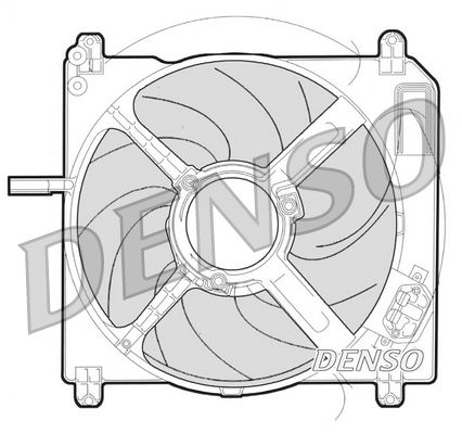 Denso Radiator Cooling Fan DER09009 - image 2