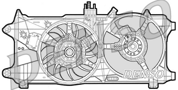 Denso Radiator Cooling Fan DER09026 - image 2