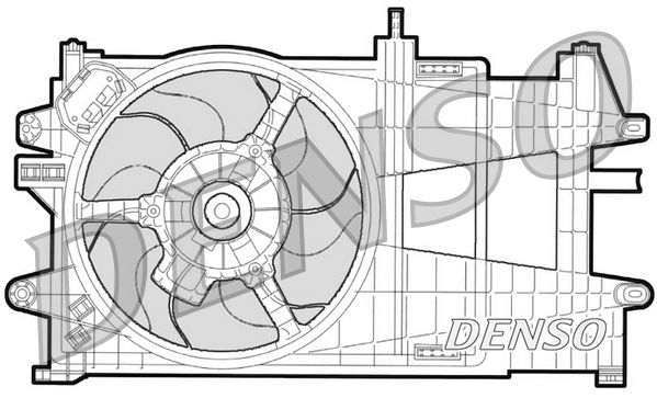 Denso Radiator Cooling Fan DER09033 - image 2