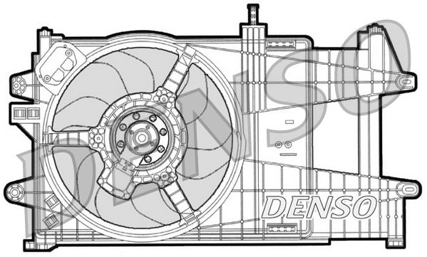 Denso Radiator Cooling Fan DER09039 - image 2
