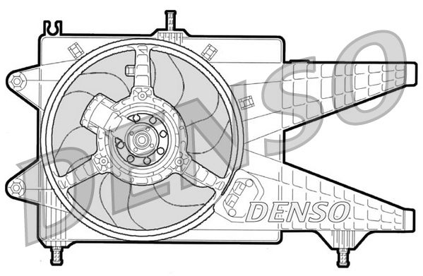 Denso Radiator Cooling Fan DER09041 - image 2
