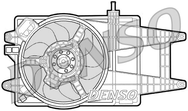 Denso Radiator Cooling Fan DER09042 - image 2