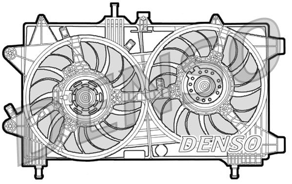 Denso Radiator Cooling Fan DER09043 - image 2