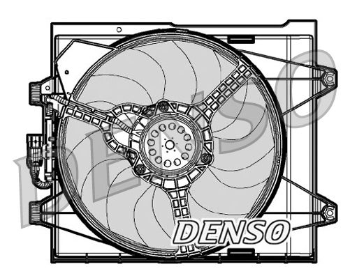 Denso Radiator Cooling Fan DER09046 - image 2
