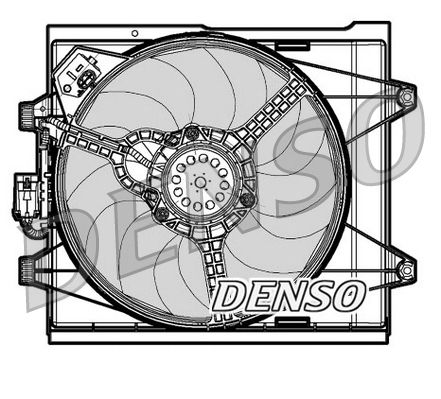 Denso Radiator Cooling Fan DER09048 - image 2