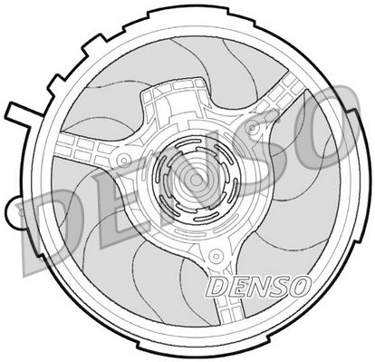 Denso Radiator Cooling Fan DER09061 - image 2