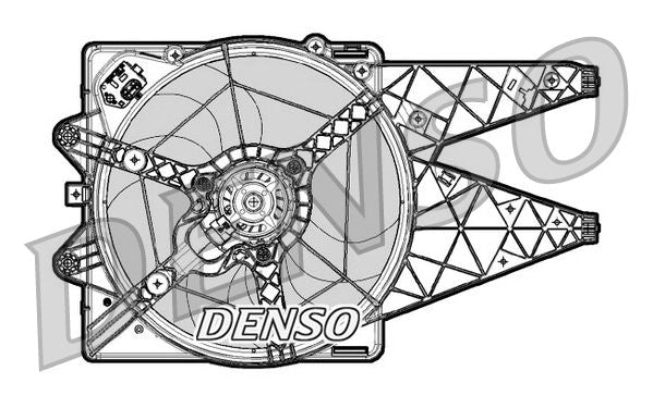 Denso Radiator Cooling Fan DER09065 - image 2