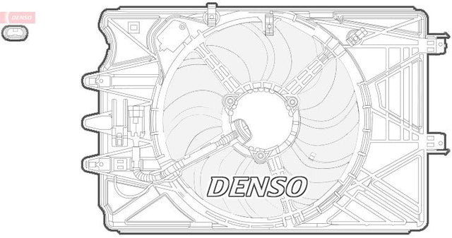 Denso Radiator Cooling Fan DER09069 - image 2