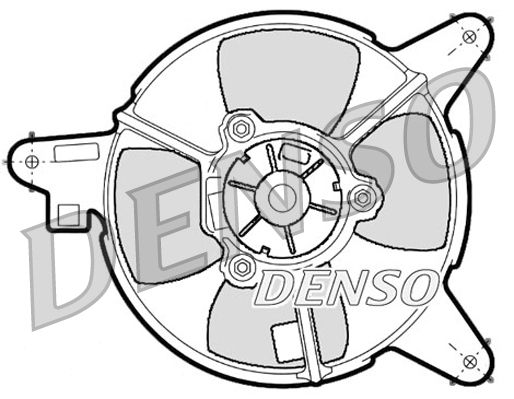 Denso Radiator Cooling Fan DER09087 - image 2