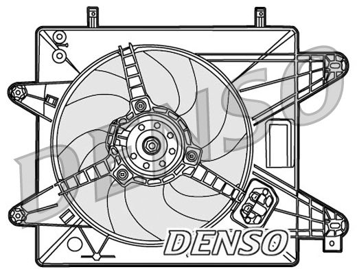 Denso Radiator Cooling Fan DER09088 - image 2