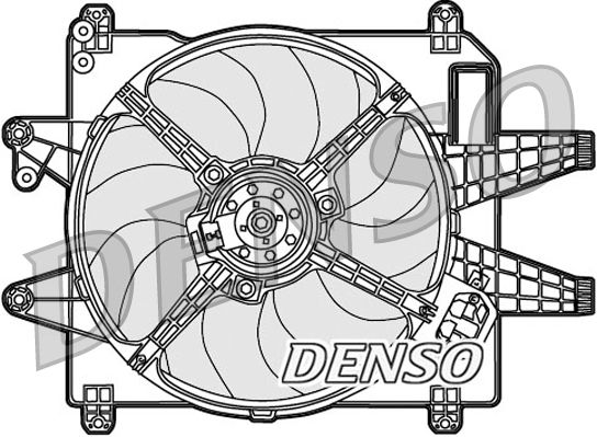 Denso Radiator Cooling Fan DER09089 - image 2