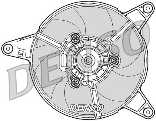 Denso Radiator Cooling Fan DER09090 - image 2