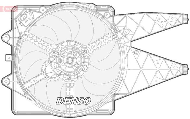 Denso Radiator Cooling Fan DER09092 - image 2