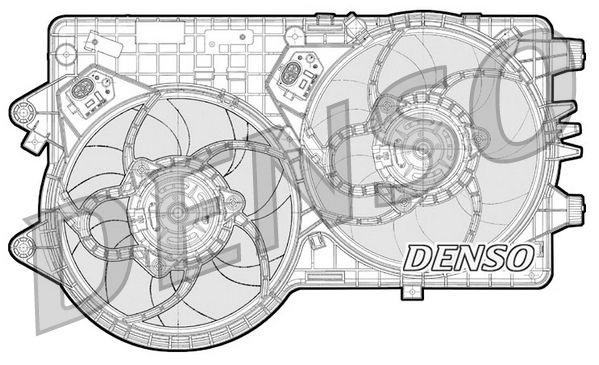 Denso Radiator Cooling Fan DER09093 - image 2