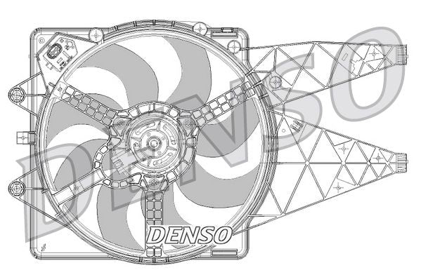 Denso Radiator Cooling Fan DER09094 - image 2