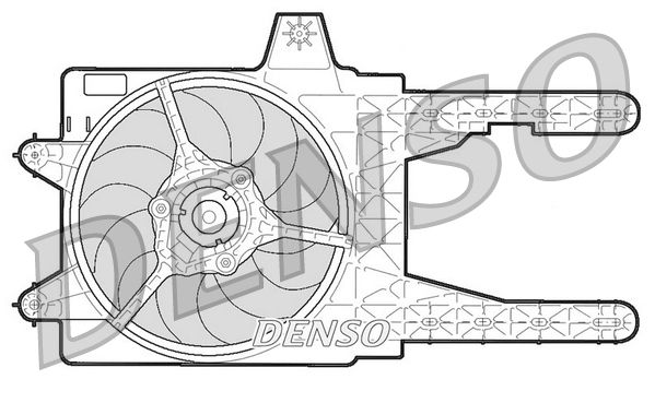 Denso Radiator Cooling Fan DER09245 - image 2
