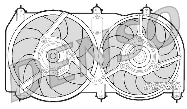 Denso Radiator Cooling Fan DER09246 - image 2