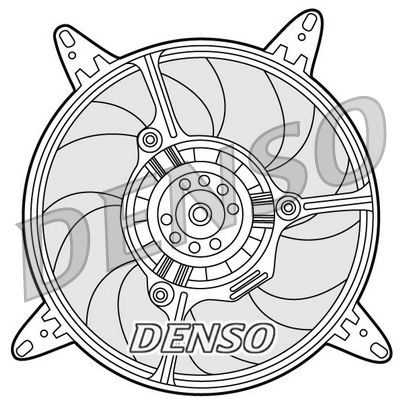 Denso Radiator Cooling Fan DER09290 - image 2