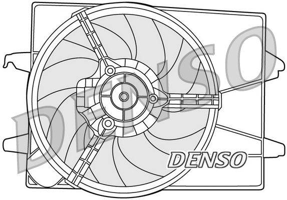 Denso Radiator Cooling Fan DER10003 - image 2