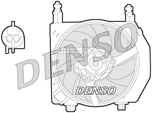 Denso Radiator Cooling Fan DER10006 - image 2